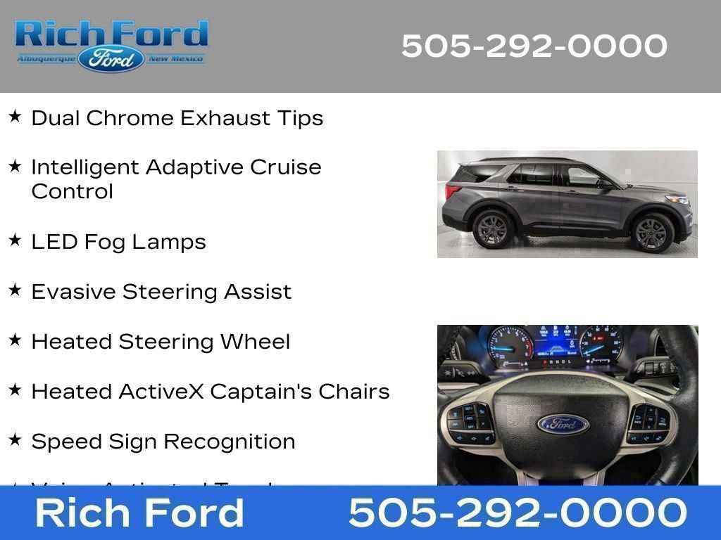 Certified 2024 Ford Explorer XLT w/ Equipment Group 202A RWD image 99