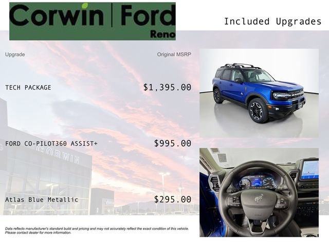 Certified 2024 Ford Bronco Sport Outer Banks w/ Tech Package image 10