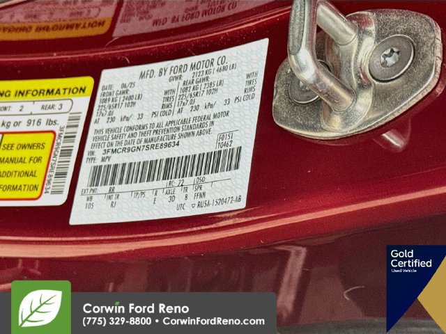 Certified 2025 Ford Bronco Sport Heritage w/ Convenience Package AWD/4WD image 33