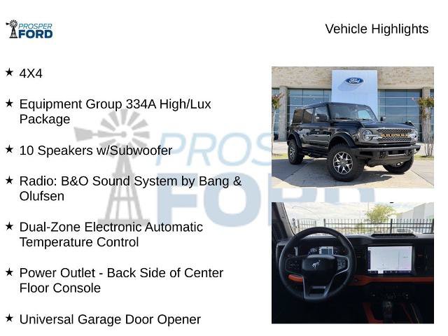 Certified 2024 Ford Bronco Badlands AWD/4WD image 5