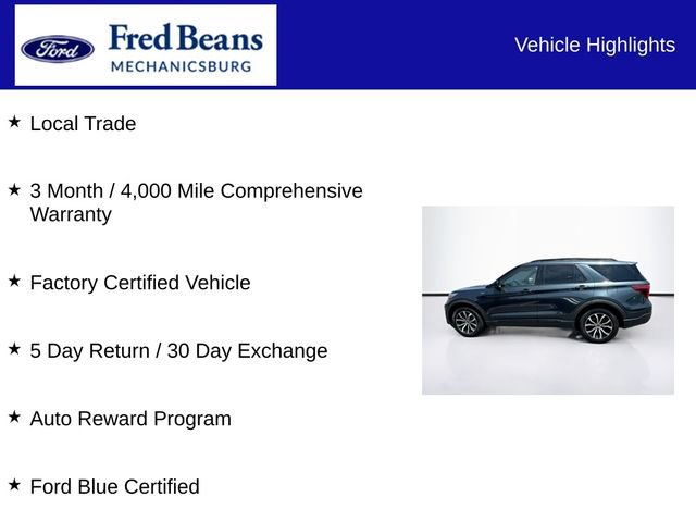 Certified 2022 Ford Explorer ST-Line w/ Class IV Trailer Tow Package AWD/4WD image 7