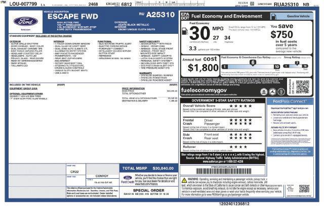 Certified 2024 Ford Escape Active FWD image 6