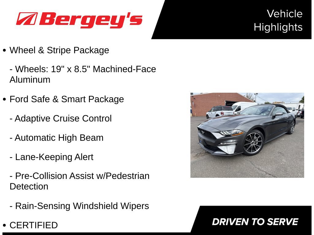 Certified 2019 Ford Mustang Premium w/ Equipment Group 201A RWD image 5