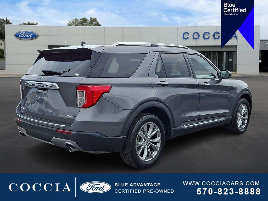 Certified 2021 Ford Explorer Limited w/ Equipment Group 301A image 4
