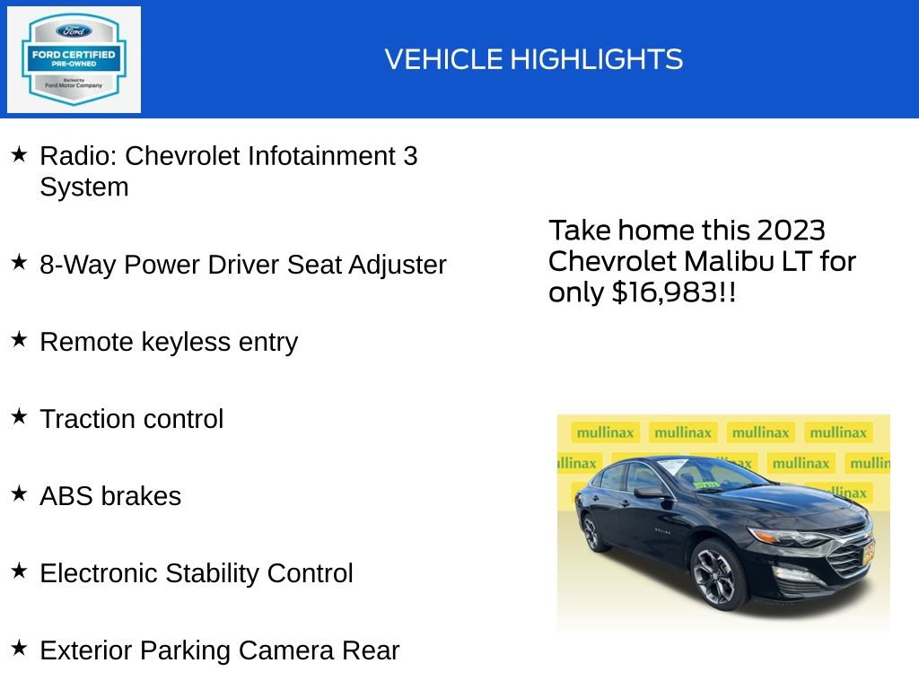 Used 2023 Chevrolet Malibu LT image 17