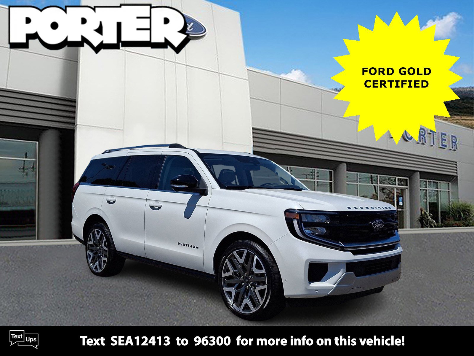 Certified 2025 Ford Expedition Platinum w/ Platinum Ultimate Package