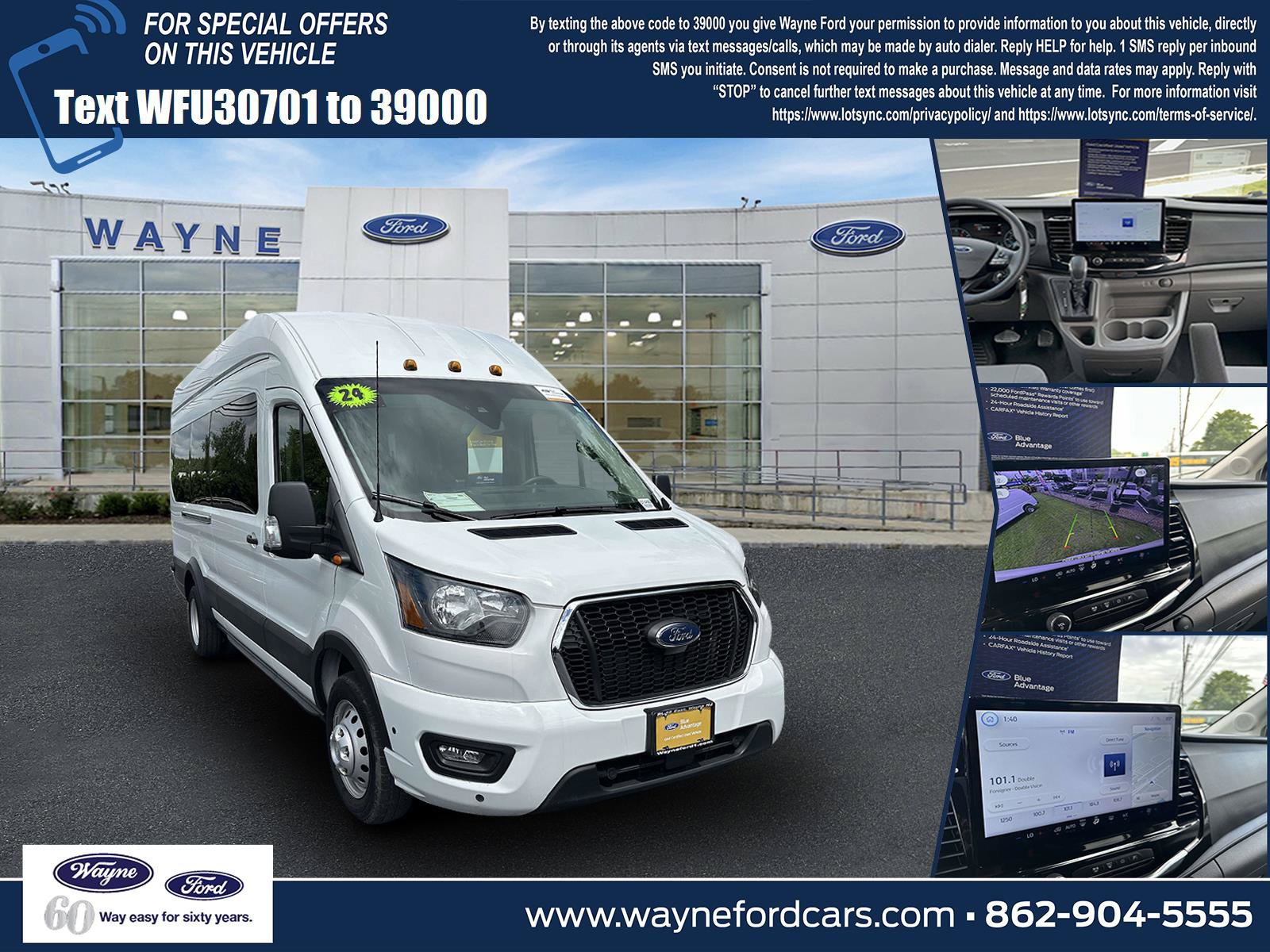 Certified 2024 Ford Transit 350 XLT RWD image 1