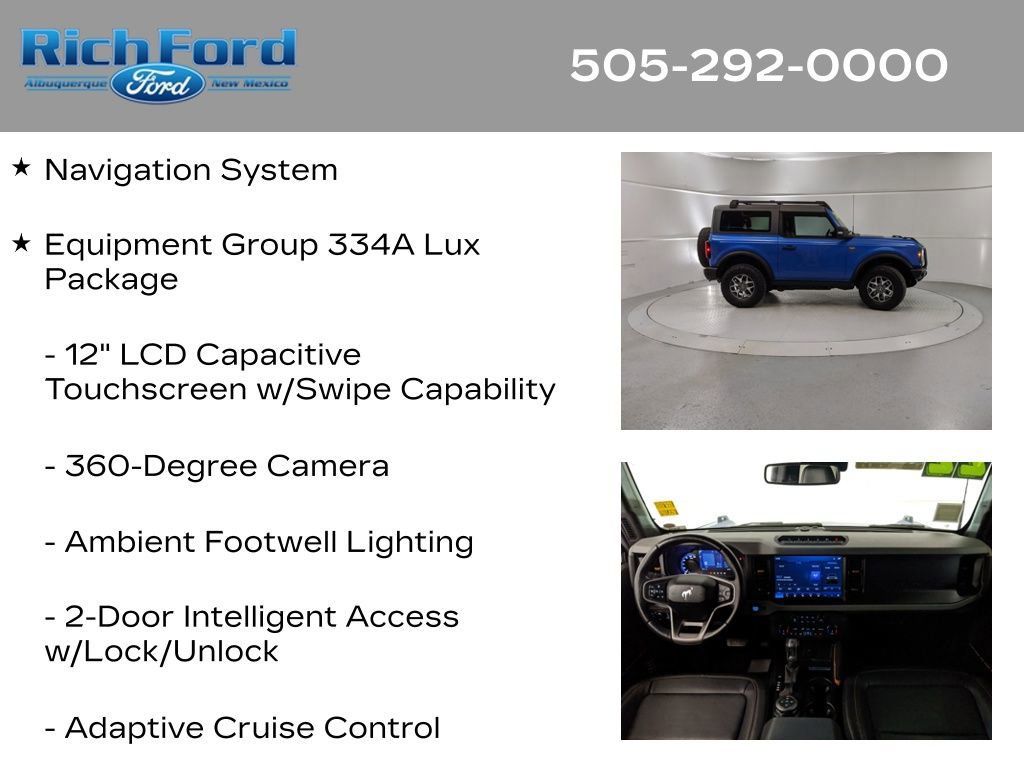 Certified 2022 Ford Bronco Badlands image 13