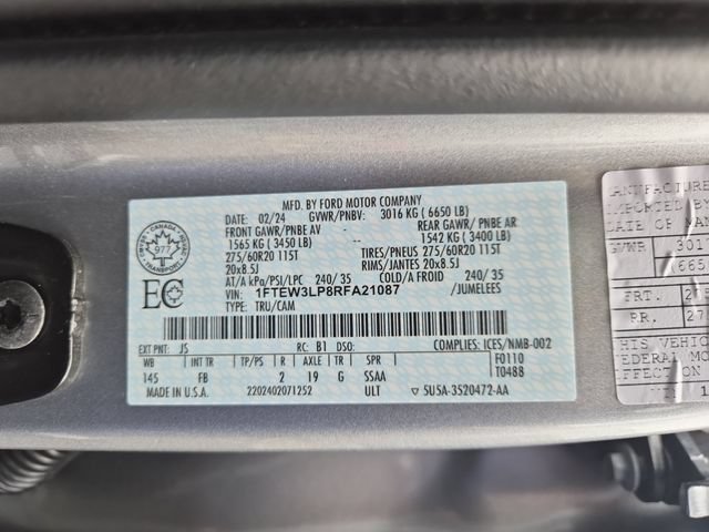 Certified 2024 Ford F150 XLT w/ Equipment Group 302A MID AWD/4WD image 25