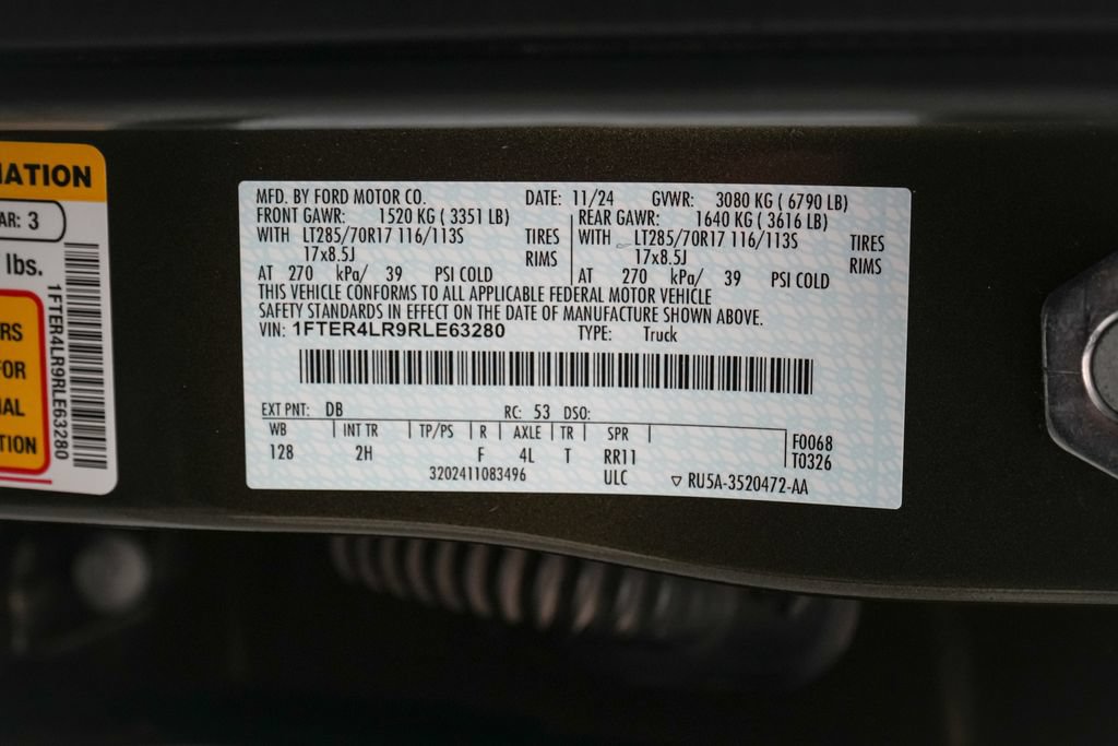 Certified 2024 Ford Ranger Raptor AWD/4WD image 41