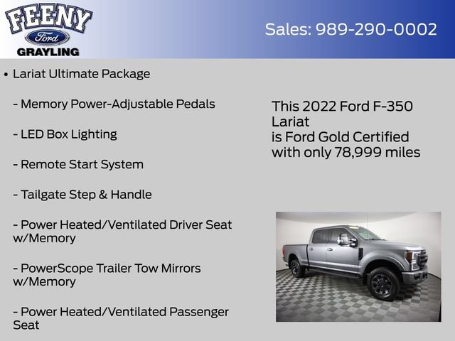 Certified 2022 Ford F350 Lariat w/ Tremor Off-Road Package AWD/4WD image 20