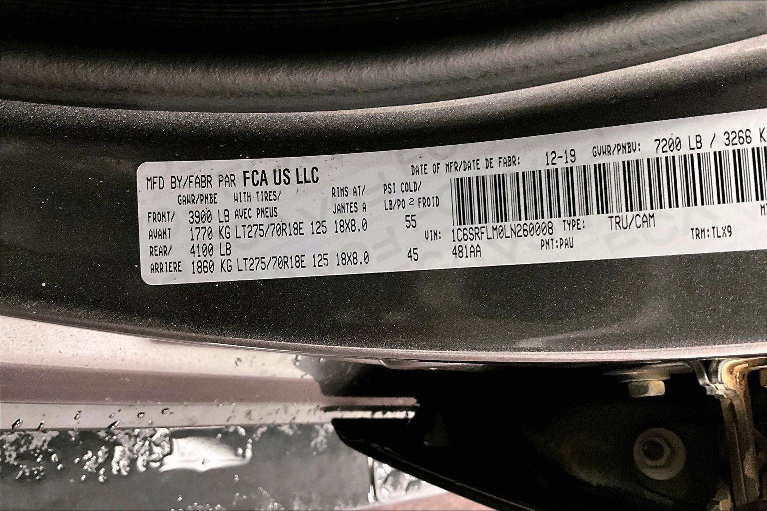 Used 2020 RAM 1500 Rebel image 33