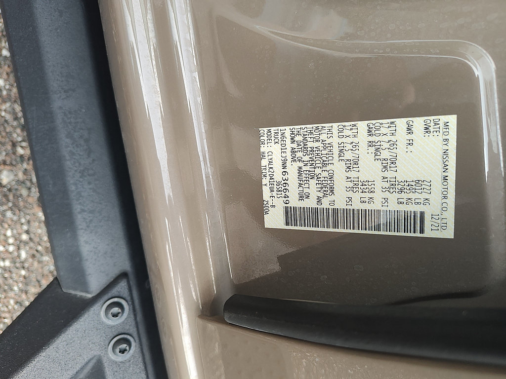 Used 2022 Nissan Frontier Pro-X w/ Pro-X Premium Package RWD image 33