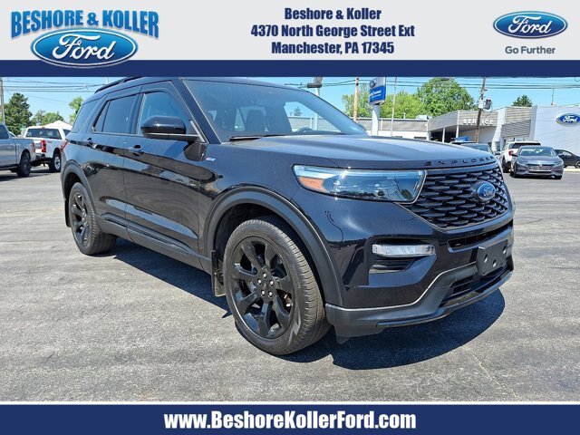Certified 2022 Ford Explorer ST-Line w/ Class IV Trailer Tow Package