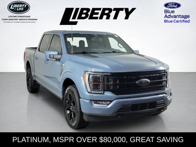 Certified 2023 Ford F150 Platinum w/ Equipment Group 701A High AWD/4WD 360° Tour