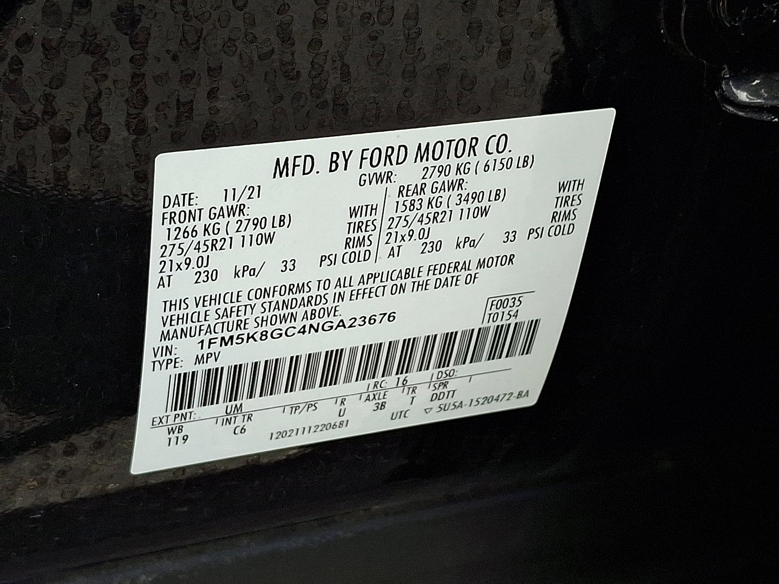 Certified 2022 Ford Explorer ST w/ Equipment Group 401A AWD/4WD image 29