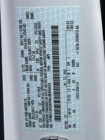 Certified 2022 Ford Escape SE w/ Convenience Package image 16