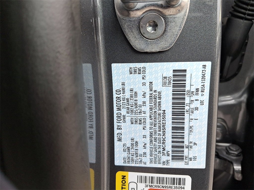 Certified 2025 Ford Bronco Sport Outer Banks image 26