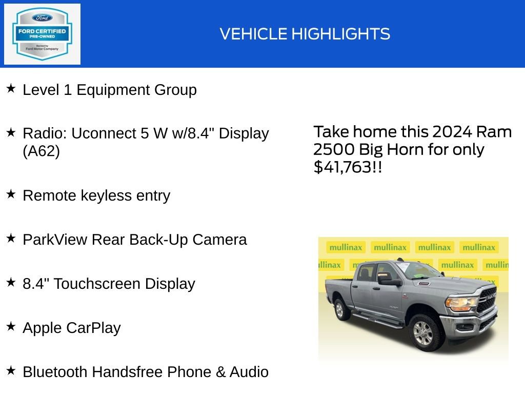 Used 2024 RAM 2500 Big Horn image 18