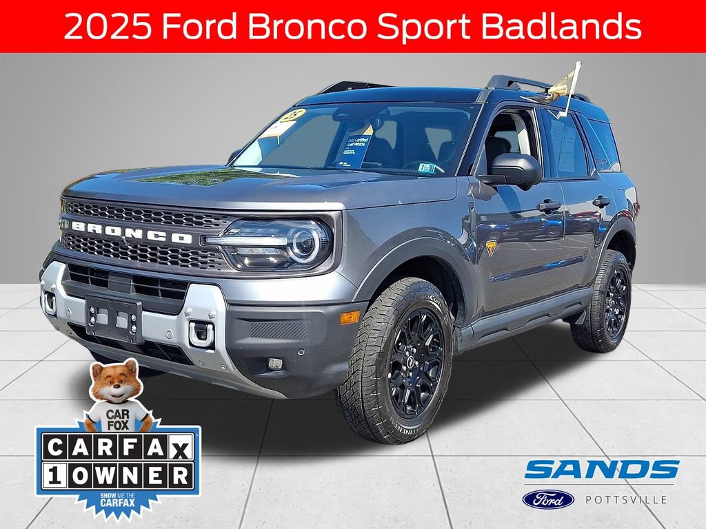 Certified 2025 Ford Bronco Sport Badlands AWD/4WD image 1