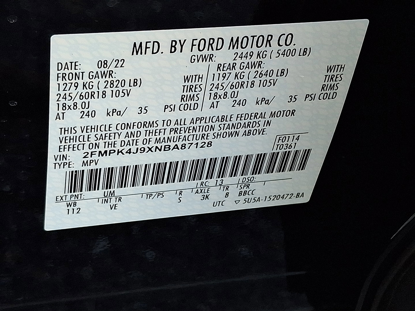 Certified 2022 Ford Edge SEL w/ Convenience Package image 26