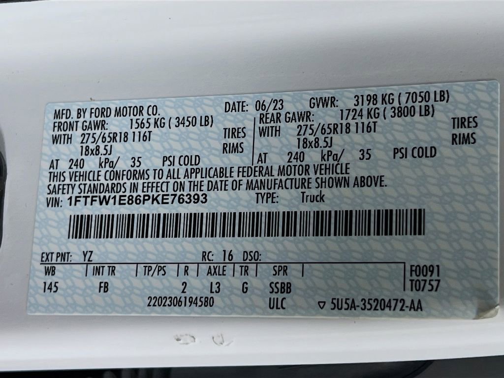 Certified 2023 Ford F150 XLT w/ Equipment Group 302A High image 37