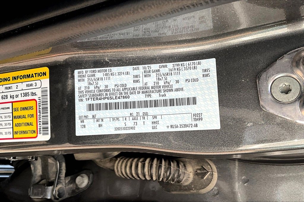 Certified 2025 Ford Ranger XLT w/ Equipment Group 301A High AWD/4WD image 22