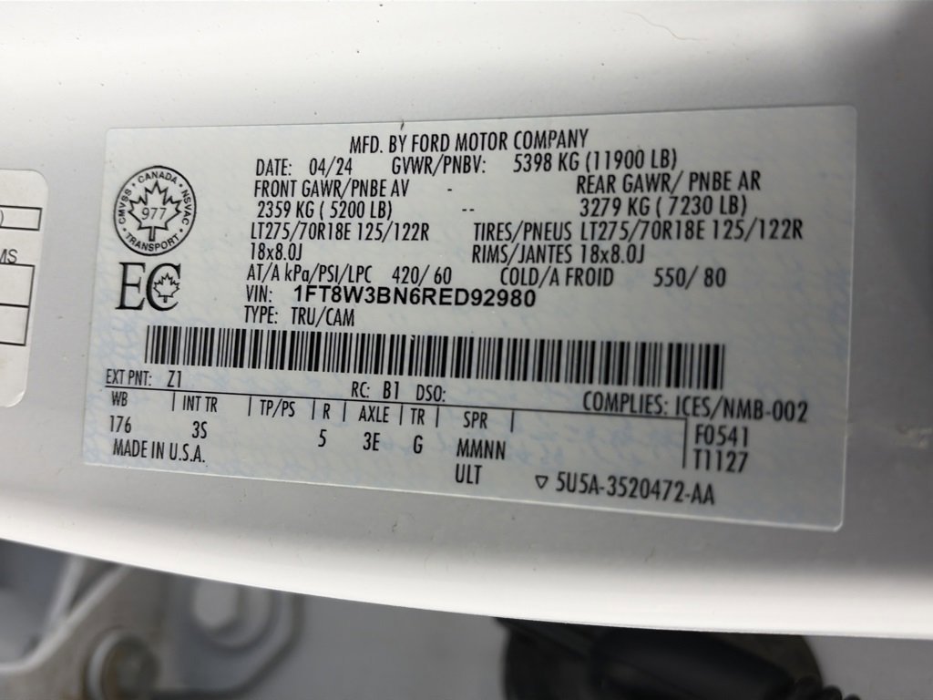 Certified 2024 Ford F350 XLT image 9