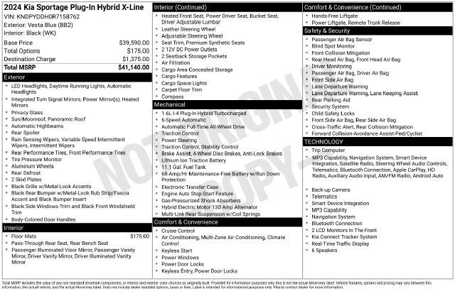 Used 2024 Kia Sportage X-Line AWD/4WD image 35