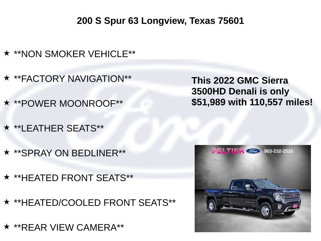 Used 2022 GMC Sierra 3500 Denali AWD/4WD image 5