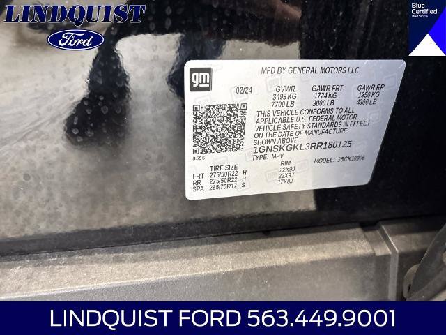 Used 2024 Chevrolet Suburban High Country w/ Advanced Technology Package AWD/4WD image 17