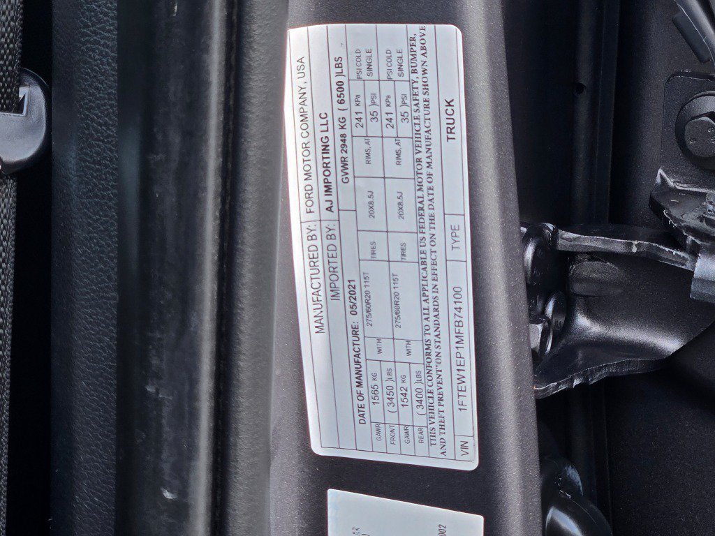 Certified 2021 Ford F150 XL w/ Equipment Group 101A High AWD/4WD image 39