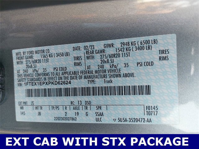 Certified 2023 Ford F150 XL w/ STX Appearance Package image 33