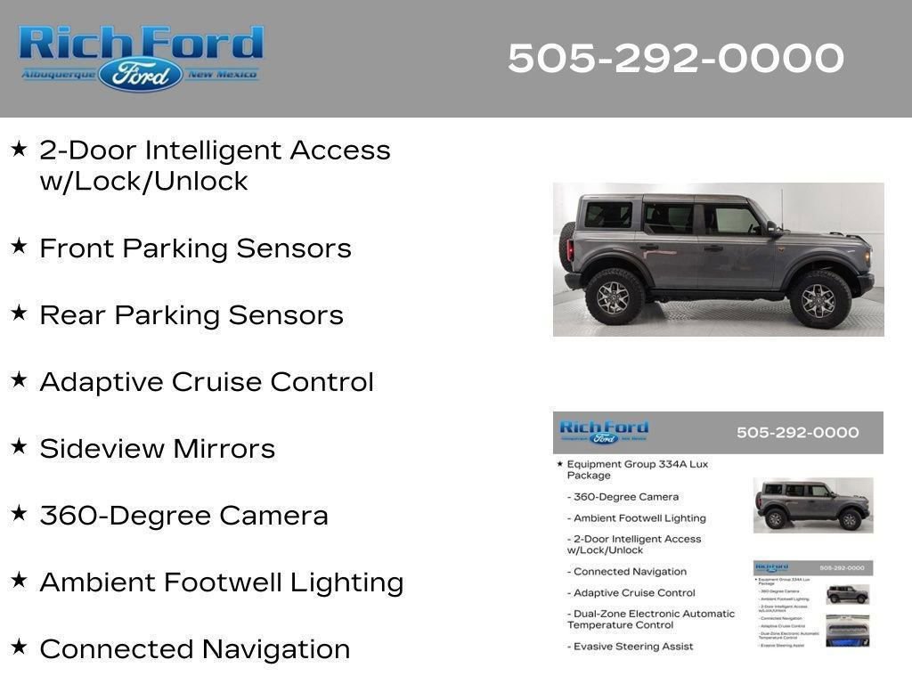 Certified 2025 Ford Bronco Badlands AWD/4WD image 72