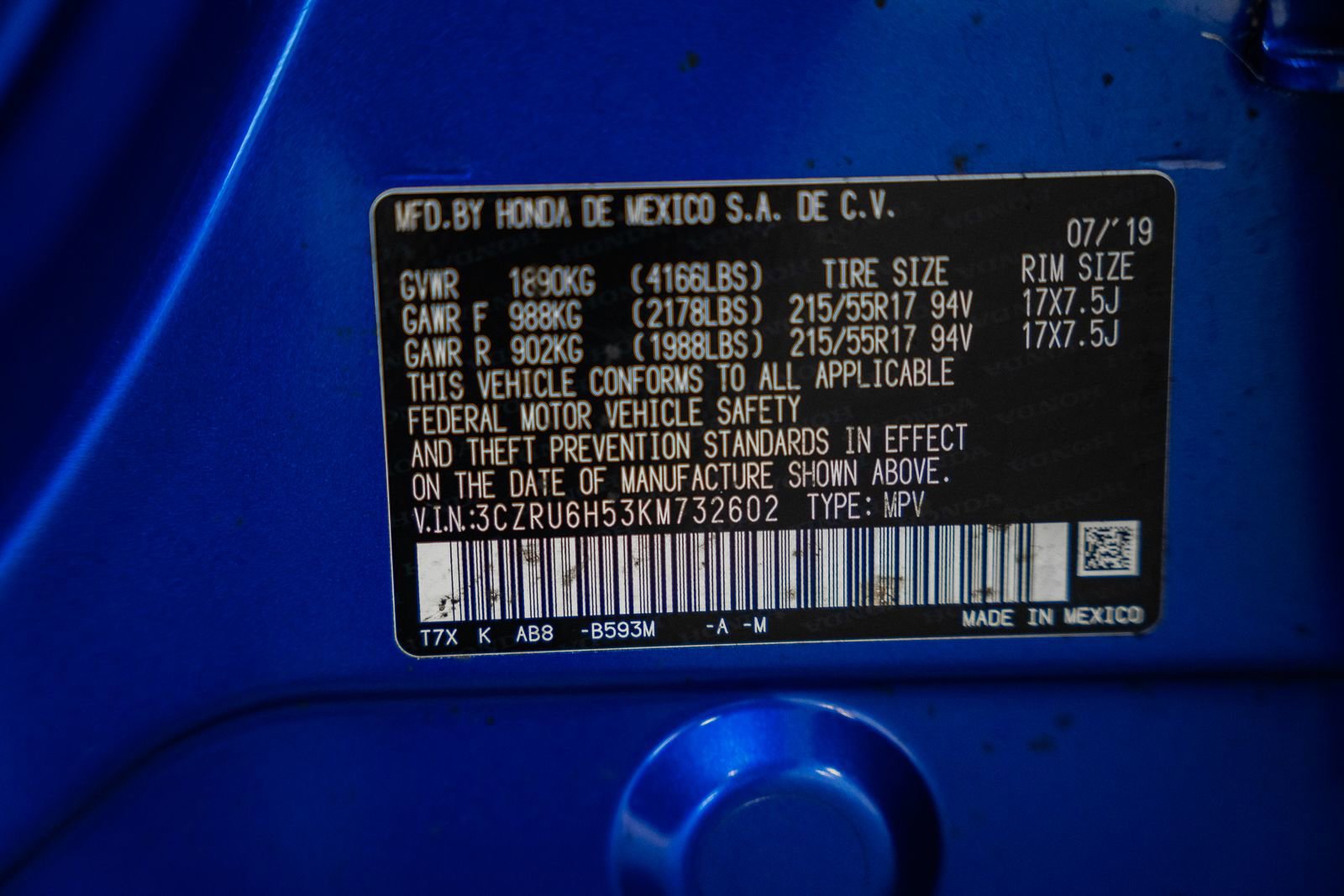 Used 2019 Honda HR-V EX image 42