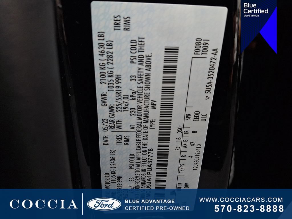 Certified 2023 Ford Escape Platinum w/ Premium Technology Package AWD/4WD image 26