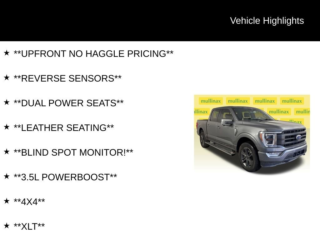 Certified 2023 Ford F150 Lariat w/ Equipment Group 502A High AWD/4WD image 12