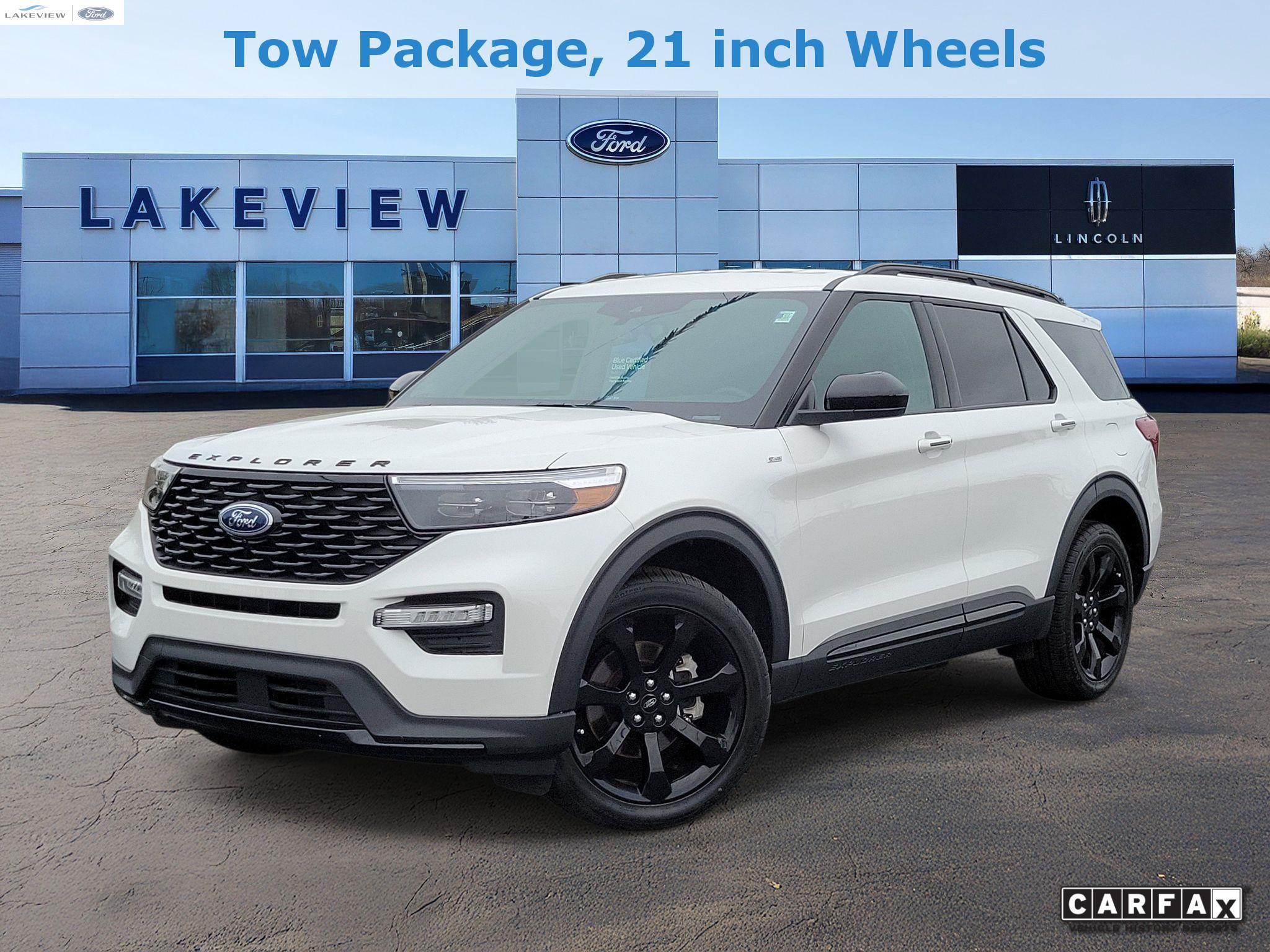Certified 2023 Ford Explorer ST-Line w/ Class IV Trailer Tow Package