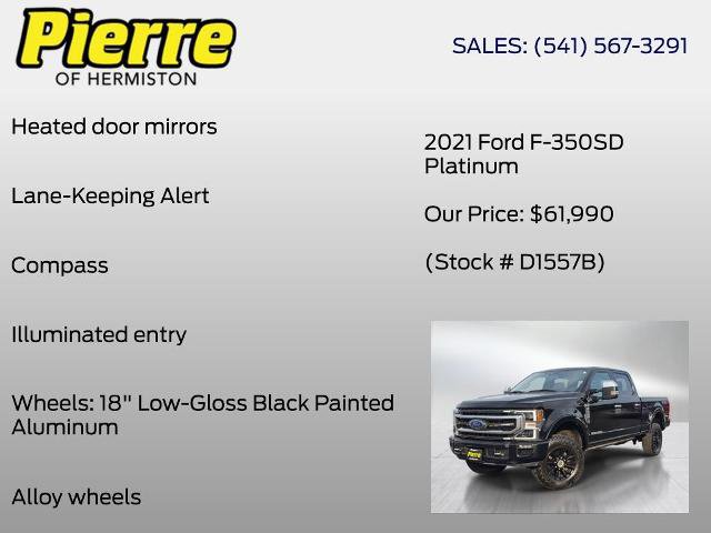 Certified 2021 Ford F350 Platinum w/ Tremor Off-Road Package AWD/4WD image 20