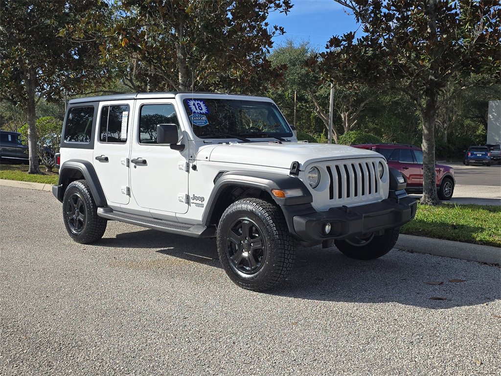 Used 2018 Jeep Wrangler Unlimited Sport S image 2