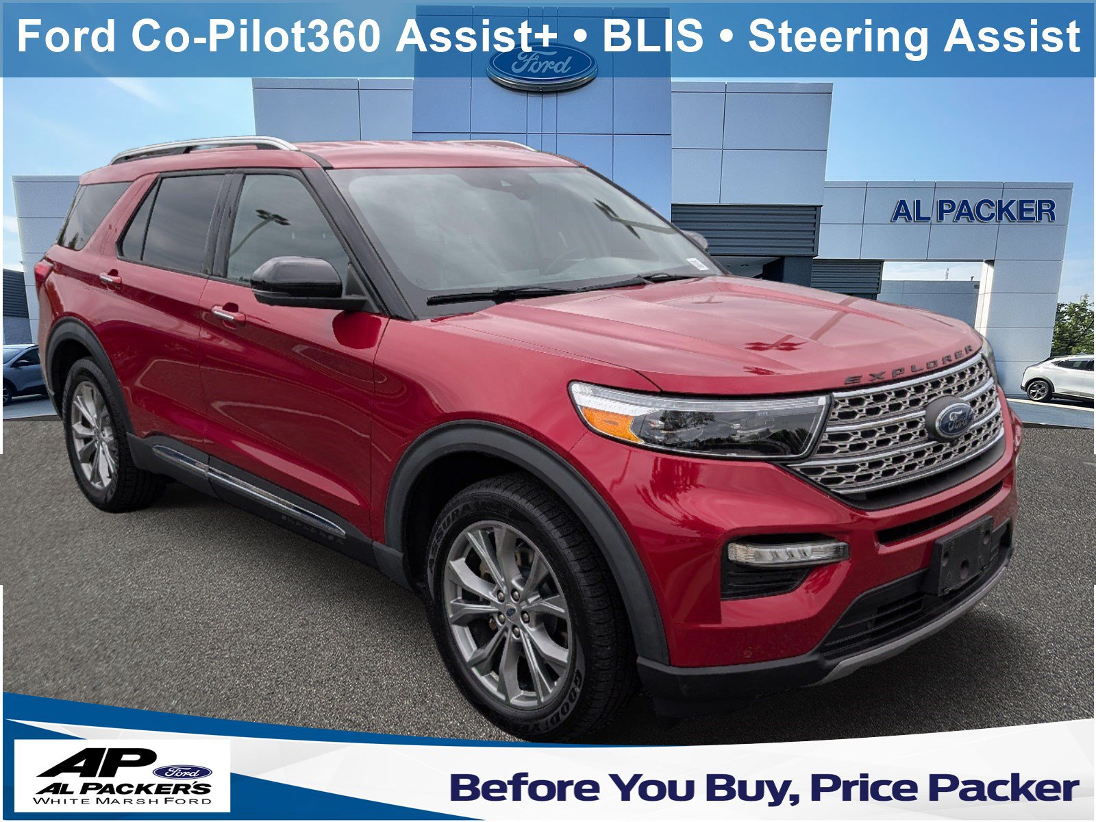 Certified 2020 Ford Explorer Limited AWD/4WD image 1