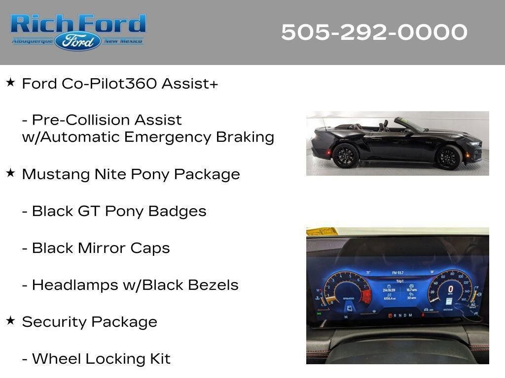 Certified 2025 Ford Mustang GT Premium RWD image 30