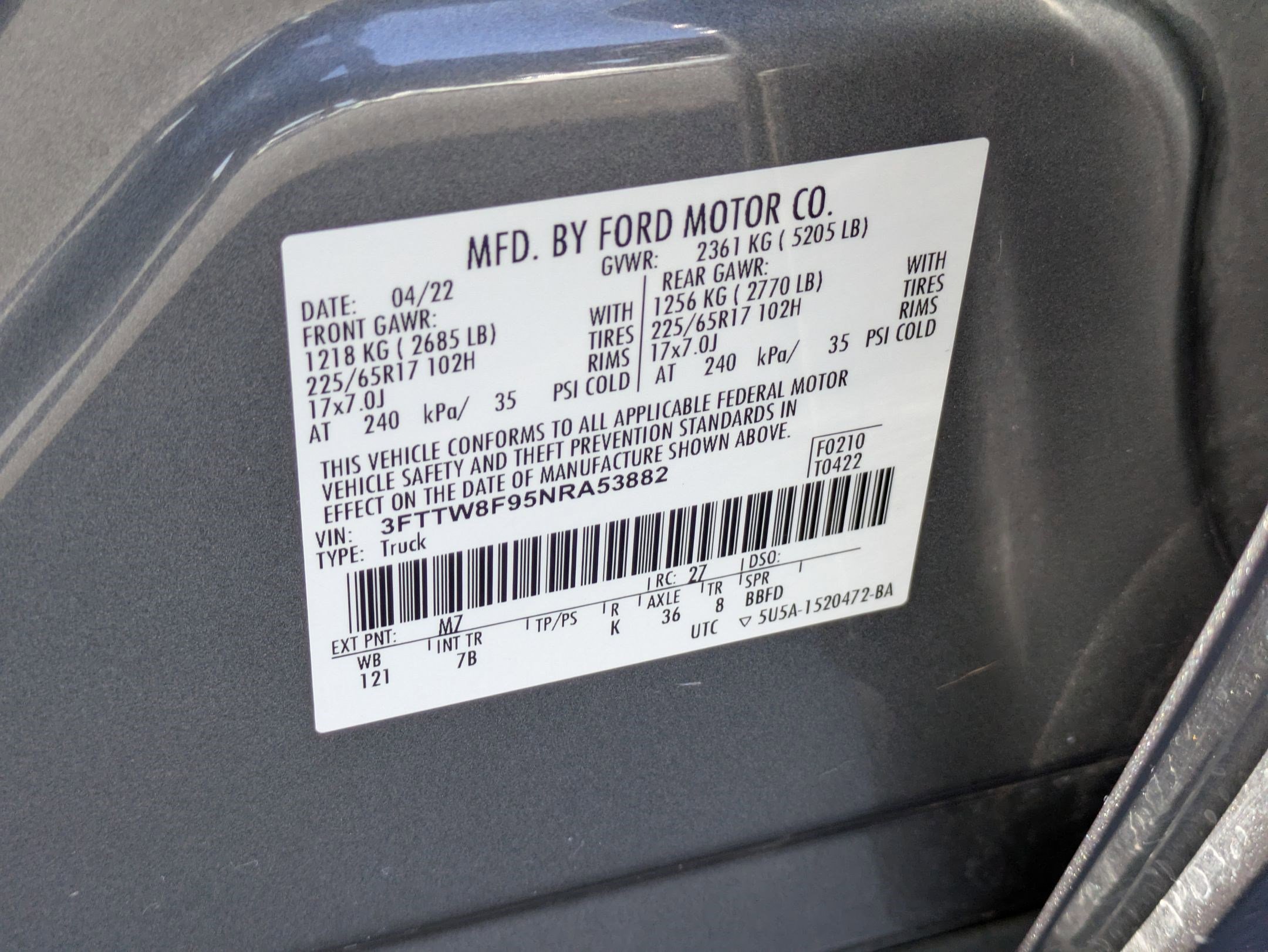 Certified 2022 Ford Maverick XLT w/ Equipment Group 300A Standard AWD/4WD image 32