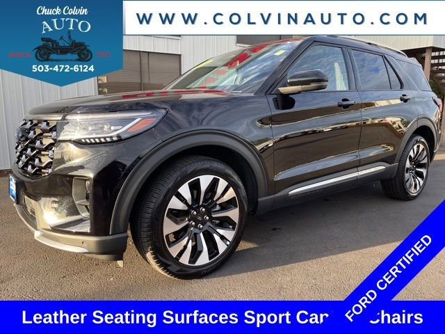 Certified 2025 Ford Explorer Platinum w/ LUX Leather Package image 1