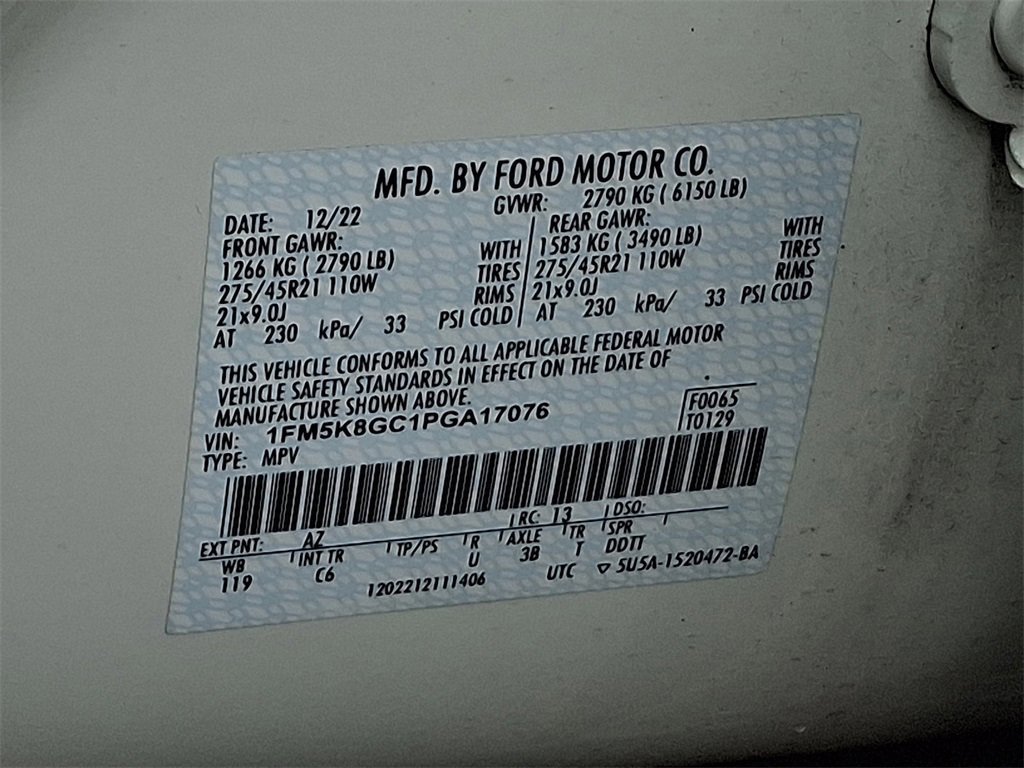 Certified 2023 Ford Explorer ST w/ Equipment Group 401A image 28