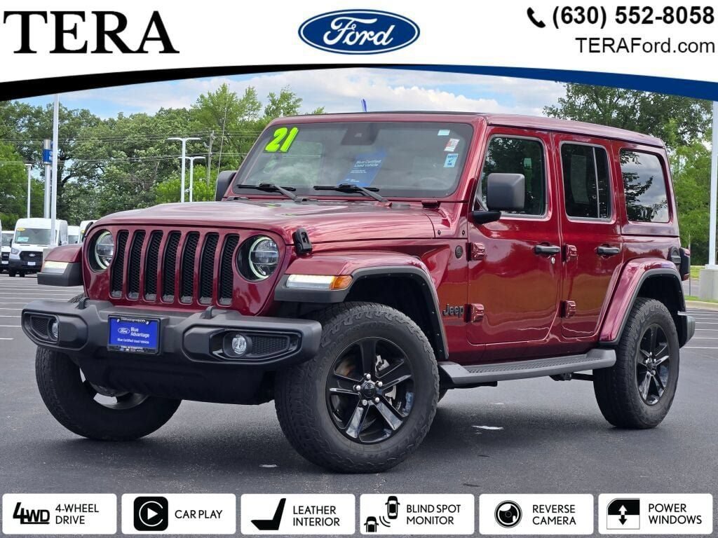 Used 2021 Jeep Wrangler Unlimited Sahara