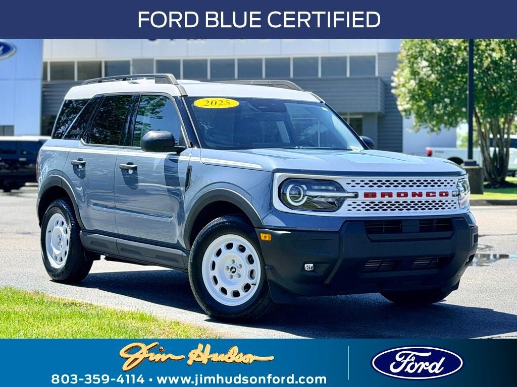 Certified 2025 Ford Bronco Sport Heritage w/ Convenience Package