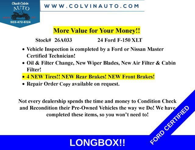 Certified 2024 Ford F150 XLT w/ Tow/Haul Package image 8
