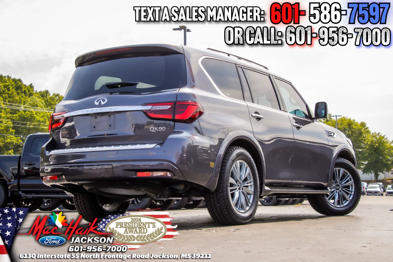 Used 2022 INFINITI QX80 Luxe w/ All-Season Package RWD image 6