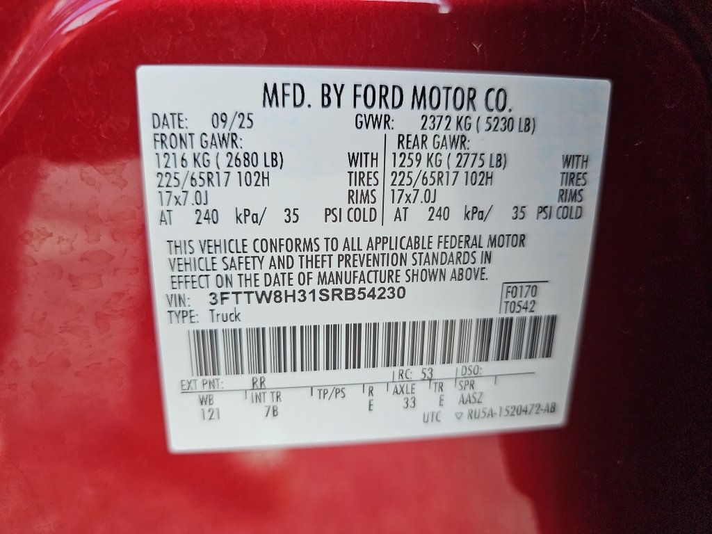 Certified 2025 Ford Maverick XLT FWD image 34
